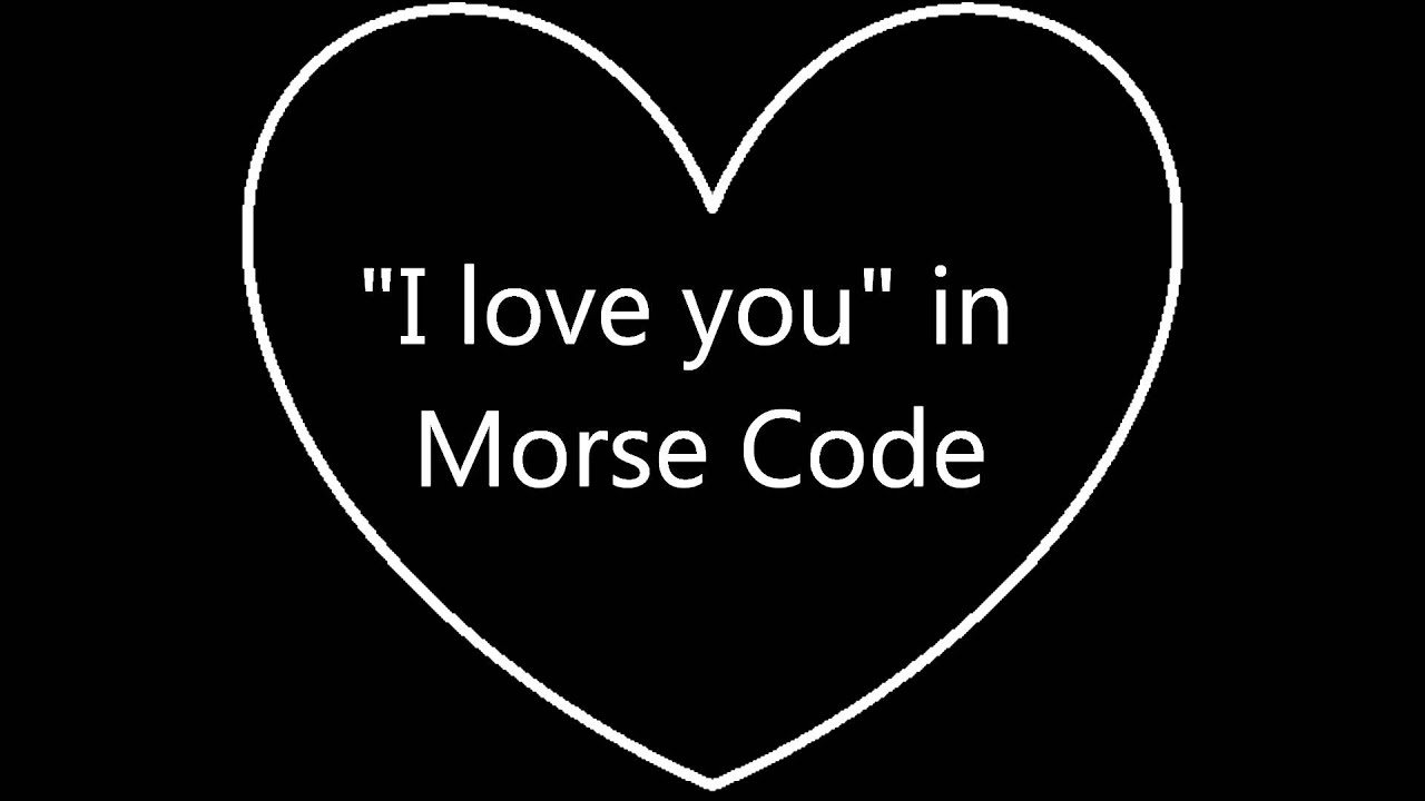 Te amo en código morse: cómo expresar tus sentimientos de forma original 1 te amo en código morse